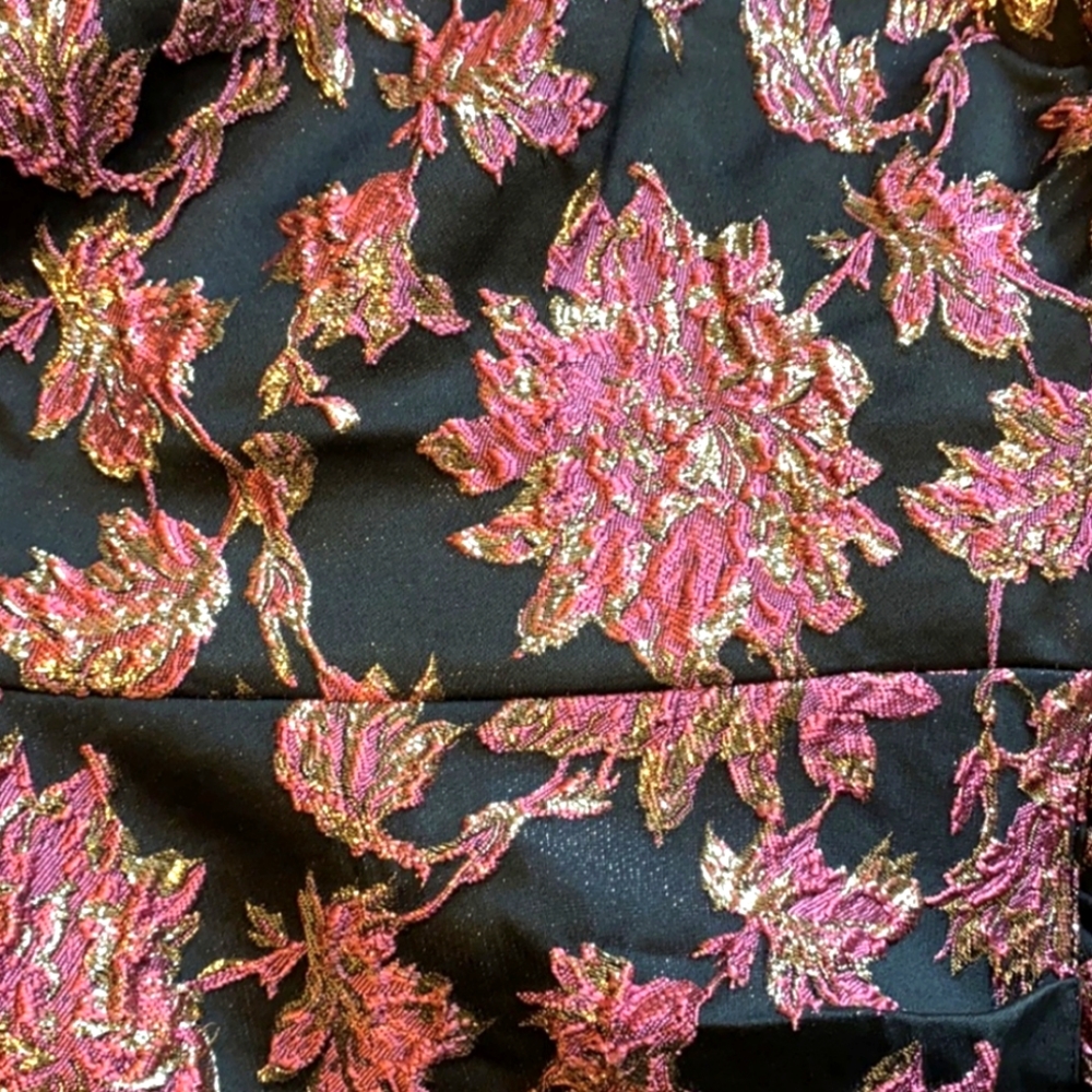 Floral Brocade Jacquard Cocktail Dress - For Love And Lemons - Picture 4 of 9